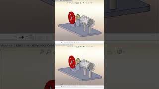 Crank Mechanism  shortvideo short shortviral automobile solidworks shorts 3d cad [upl. by Esilanna]