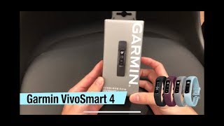 【開箱】Garmin VivoSmart4 Unboxing 開箱評測 [upl. by Felske]