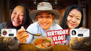 Gole Birthday Vlog  ft Binduli and Gurung Eating Channel  Hotel Tibet Lazimpat [upl. by Eipper420]