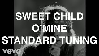 Sweet Child O Mine in E standard Tuning [upl. by Jobi230]