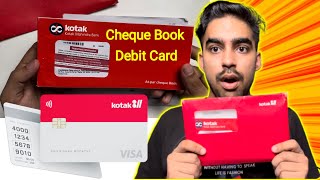 Kotak 811 Debit Card Unboxing  Kotak Mahindra Bank 811 Zero Balance Account Debit Card Unboxing [upl. by Galateah]