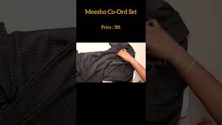 Affordable CoOrd Set from Meesho under 500  Office wear  YT Samayal amp Vlogs meeshofinds [upl. by Sajet]