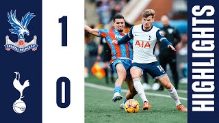 Crystal Palace 10 Tottenham Hotspur  PREMIER LEAGUE HIGHLIGHTS [upl. by Idet]