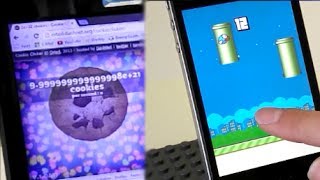 Get the highscore EASY on FlappyBird and CookieClicker [upl. by Kiki]