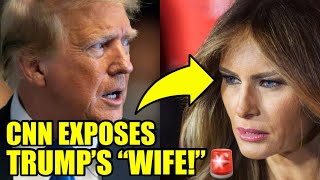 Trump FUMES As CNN Drops REVEALING Bombshell On Melania [upl. by Alleda]