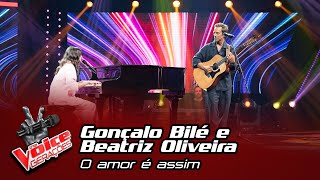 Gonçalo Bilé e Beatriz Oliveira  quotO amor é assimquot  Provas Cegas  The Voice Gerações [upl. by Andeee]