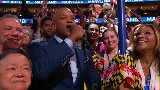 DNC 2024 Day 2 Roll Call Maryland [upl. by Evyn]