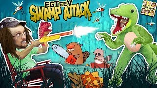 CROCODILE SWAMP Animals R Attakkin Meh FGTEEV Funny GameplaySkit [upl. by Revert]