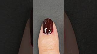 classic vampy red nails 🩸🍷 nails nailpolish nailpolishswatch [upl. by Anyahs]