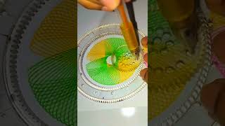 Furniture Makeover with Spirograph Patterns  Satisfying Spiro Drawing ASMR art shorts M 18 [upl. by Ynohtn326]