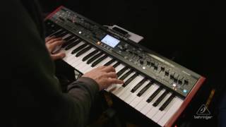 Behringer DeepMind 12 Patch Demonstration  Bank B [upl. by Lindberg]