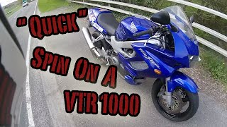 A quotQuickquot Spin On A VTR 1000 [upl. by Doran]