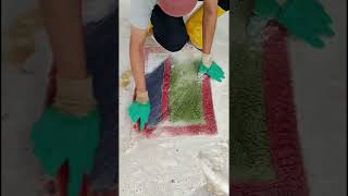 Watch this dirty mud Carpet in minutes 😍 asmr satisfying rugcleaning [upl. by Gar]