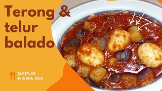 RESEP TERONG DAN TELUR BALADO mudah enak dan praktis [upl. by Fabrianne]