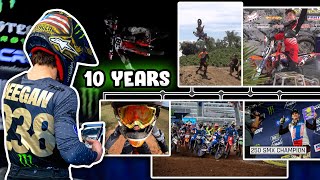 Haiden Deegan 10 Year Timeline  50s to SMX Champion [upl. by Acirema]