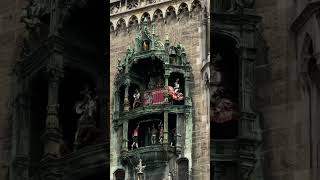 RathausGlockenspiel at Marienplatz Munich München Germany [upl. by Stannwood]