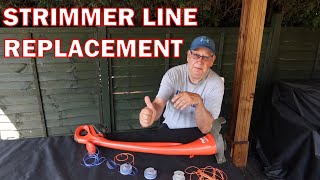 How to replace string trimmer edger line  strimmer wire [upl. by Bornie459]