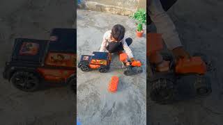 Tractor toys 🧸 automobile funny games youtubeshorts trending excavetor jcbtoys toyjcbgati [upl. by Daeriam]