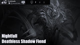 Nightfall Deathless Shadow Fiend  Dota 2 Pro Dark Side Nightfall Deathless Game 39 4K [upl. by Uttica840]