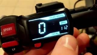 Speedometer Change From kmh To MPH On The Surron X [upl. by Aisila]