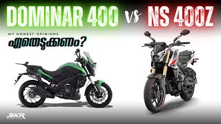 Dominar 400 vs NS 400Z comparison review in Malayalam [upl. by Olivier]