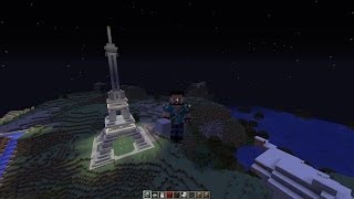 Lets Build Minecraft E05 The Eiffel Tower Tutorial [upl. by Einahpad]