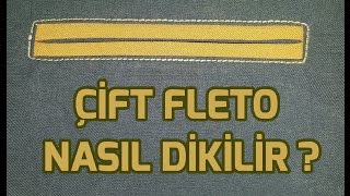 Çift Fleto Cep Nasıl Dikilir [upl. by Morrison]