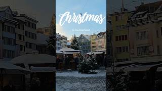 🇨🇭 Christmas Markets in Zurich Switzerland 🎄 shorts christmas switzerland [upl. by Ilah]