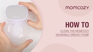 FAQs How to Clean the Momcozy Wearable Breast Pump [upl. by Petulia203]