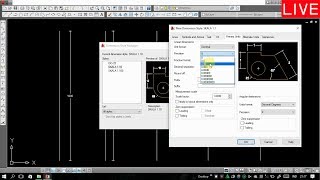 AutoCAD Tutorial Mengatur skala ukuran garis menggunakan Scale Factor Dimension Style [upl. by Tillie836]