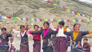 Tibetan dance by Chharka Bhot Students ♥️ [upl. by Najib]