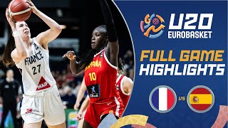 Final France 🇫🇷 vs Spain 🇪🇸  Extended Highlights  FIBA U20 Womens EuroBasket 2024 [upl. by Kellyann]