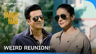 Meeting Your EX Gone Wrong ft Manoj Bajpayee  The Family Man  Prime Video India [upl. by Namrehs]