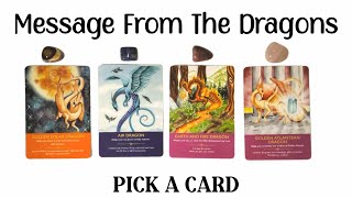 PICK A CARD 💜 Message From The Dragons 🐲 [upl. by Elberta]