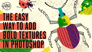 The Easy Way to Add Bold Textures in Photoshop [upl. by Carola]