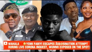 WAHALA ‼️😳 YOMI FABIYI ESCAPES ÂSSINATION ATTEMPT DURING LIVE CORONA WUMMI EXPOSED ON THE SPOT [upl. by Kohn446]