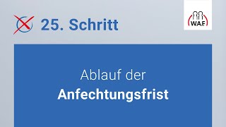 Ablauf der Anfechtungsfrist Betriebsratswahl  Schritt 25 [upl. by Baten]