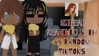 Ennead react to Seth as Random Tiktoks44 [upl. by Neyugn617]