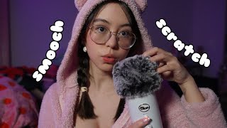 ASMR Upclose Soft Kisses Wet Mouth Sounds and Gentle Head Scratches [upl. by Rimaa]