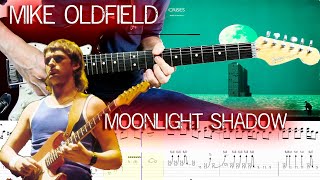 Mike Oldfield  Moonlight shadow Guitar Lesson With TAB amp Score🎸 [upl. by Llerdnam]