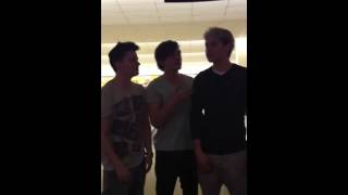 Niall Horan Josh Devine and Joey Cottle singing bohemian rhapsody [upl. by Milla]