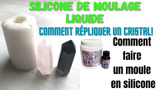 Comment mouler un cristal avec un silicone RTV LIQUID MOLD [upl. by Hsatan]