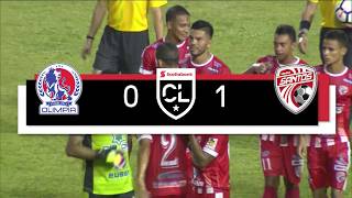 CD Olimpia vs Santos de Guápiles Highlights  Scotiabank Concacaf League 2017 Final 1st Leg [upl. by Lethia]