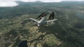 SwissAir 330 Crash Animation [upl. by Zales]