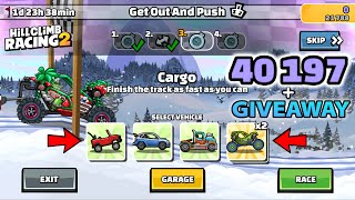 Hill Climb Racing 2 – 40197 points in GET OUT AND PUSH Team Event [upl. by Ebonee]