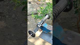 Making Homemade tool for bike shocks opening tools homemadetool seniorwelder [upl. by Ioab866]