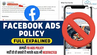 Facebook Advertising Policies You Must Know 🤯  Facebook Ad Account Disabled 🚫 [upl. by Xer]