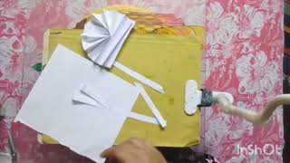 White paper flower wall hanging 3 unique and simple wall hanging craft ideas follow my channel art [upl. by Adriene]