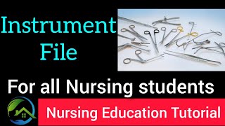 Instrument file in OBG for all Nursing students By Nursing Education Tutorial [upl. by Ilona]