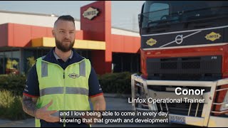 Linfox Operational Trainer – Conor long [upl. by Ellehcrad]